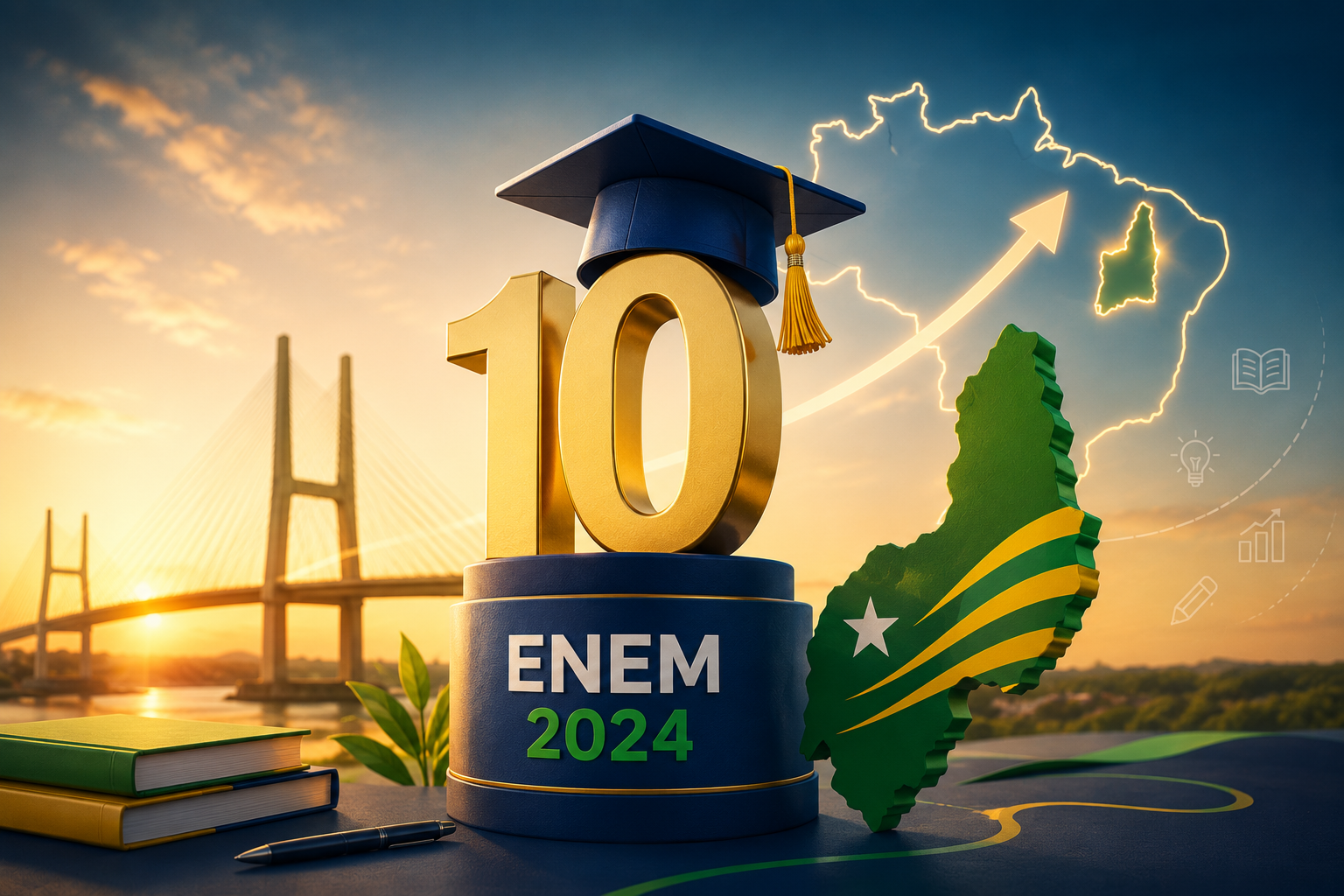 Análise do Top 10 do Enem 2024: Protagonismo do Piauí